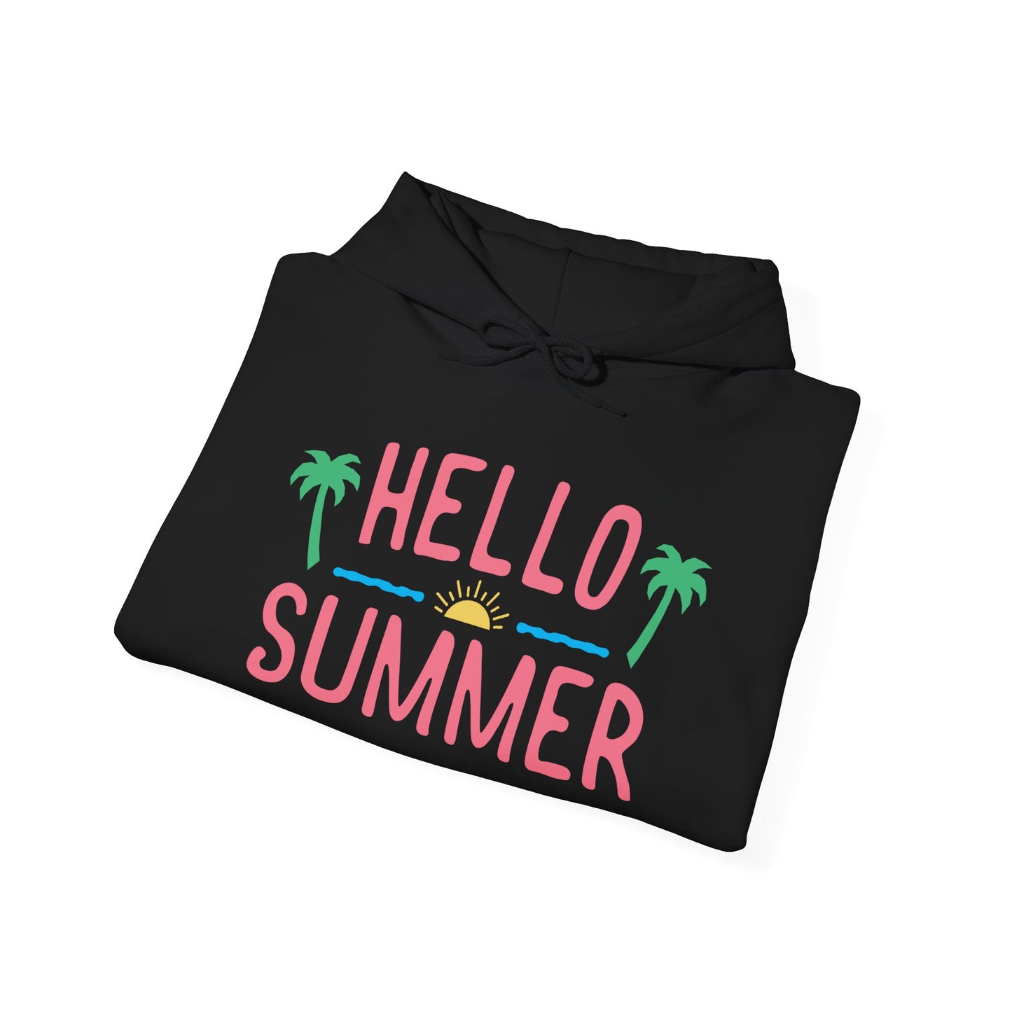 Heavy Blend™ Hooded Sweatshirt, Hello Summer