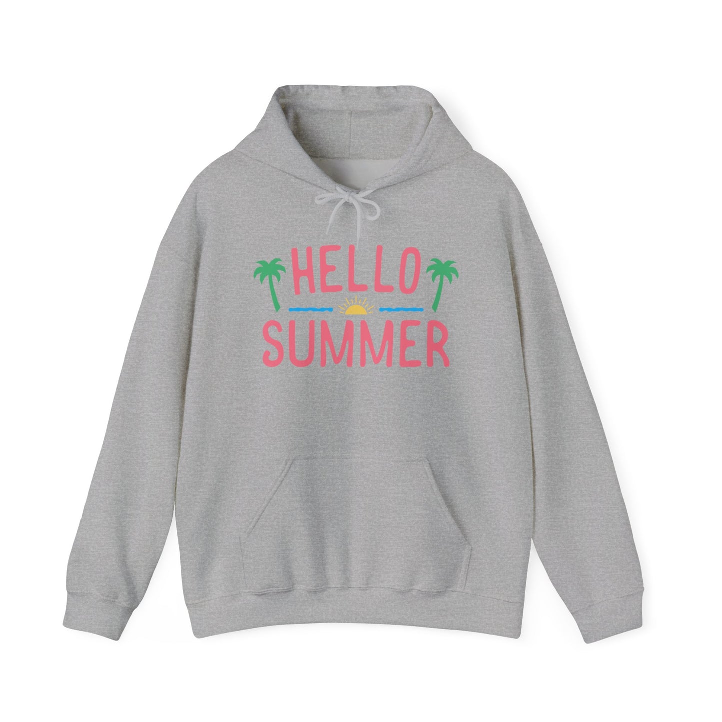 Heavy Blend™ Hooded Sweatshirt, Hello Summer