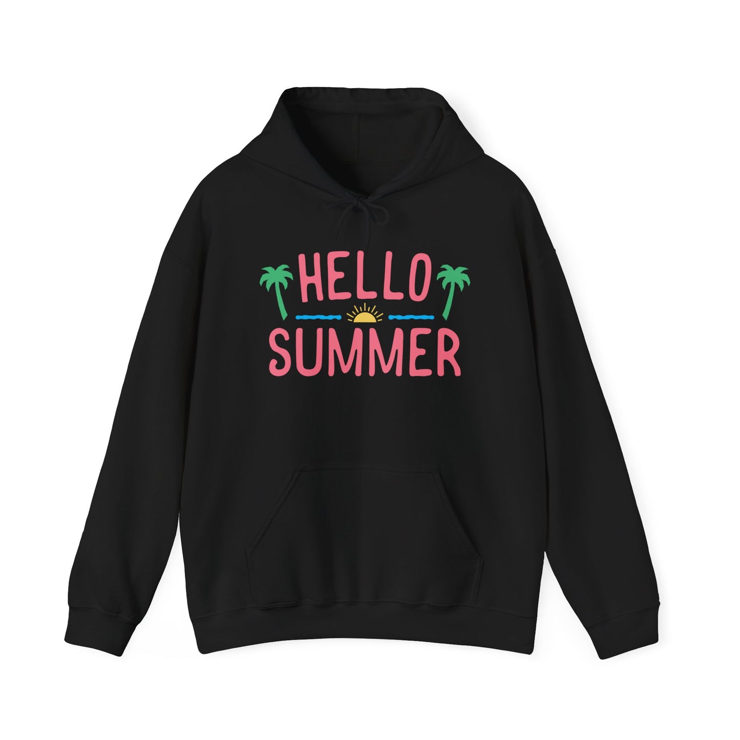 Heavy Blend™ Hooded Sweatshirt, Hello Summer