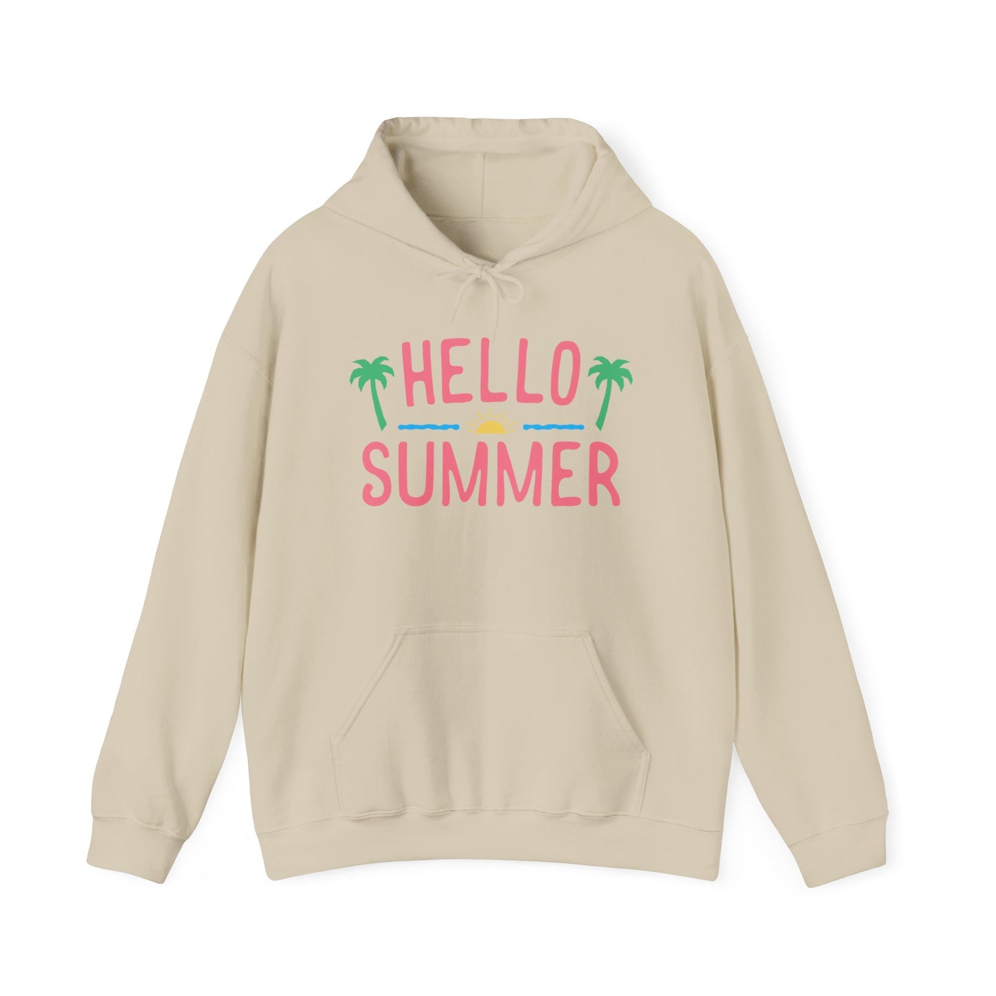 Heavy Blend™ Hooded Sweatshirt, Hello Summer