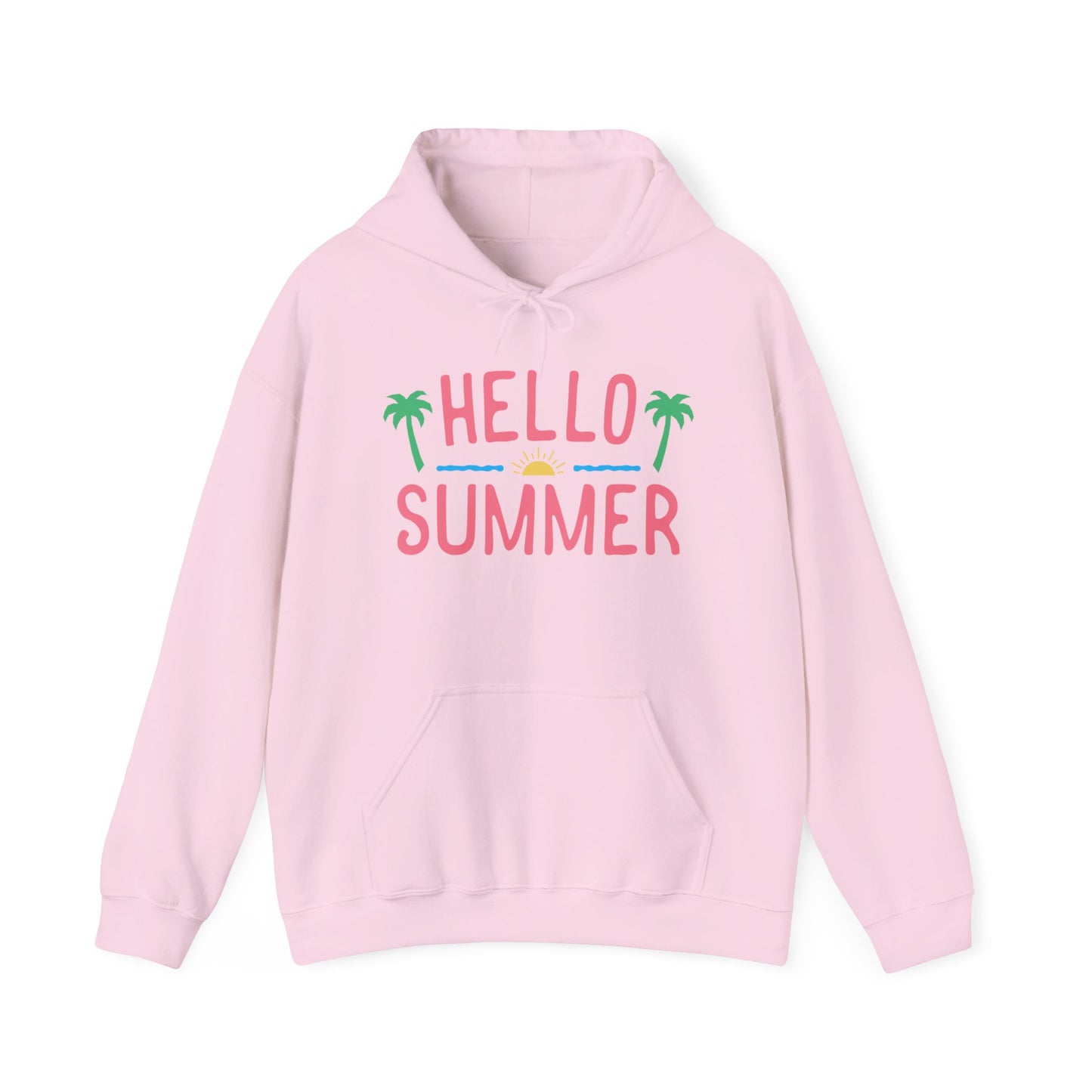 Heavy Blend™ Hooded Sweatshirt, Hello Summer